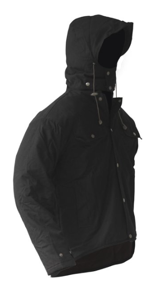 Thumbnail: Oilskin Long Sleeve Jacket with Hood