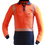 Thumbnail: D/N L/S Segmented Tape Microfibre Polo Orange/Navy