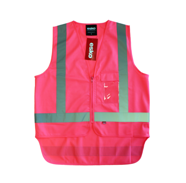 Esko Hi-vis Safety Vest, Pink
