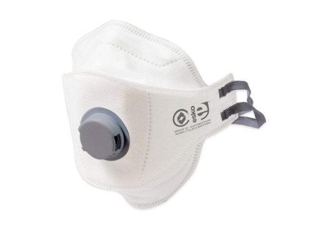 Thumbnail: Esko Breathe Easy P2 Flat Fold Mask with Valve