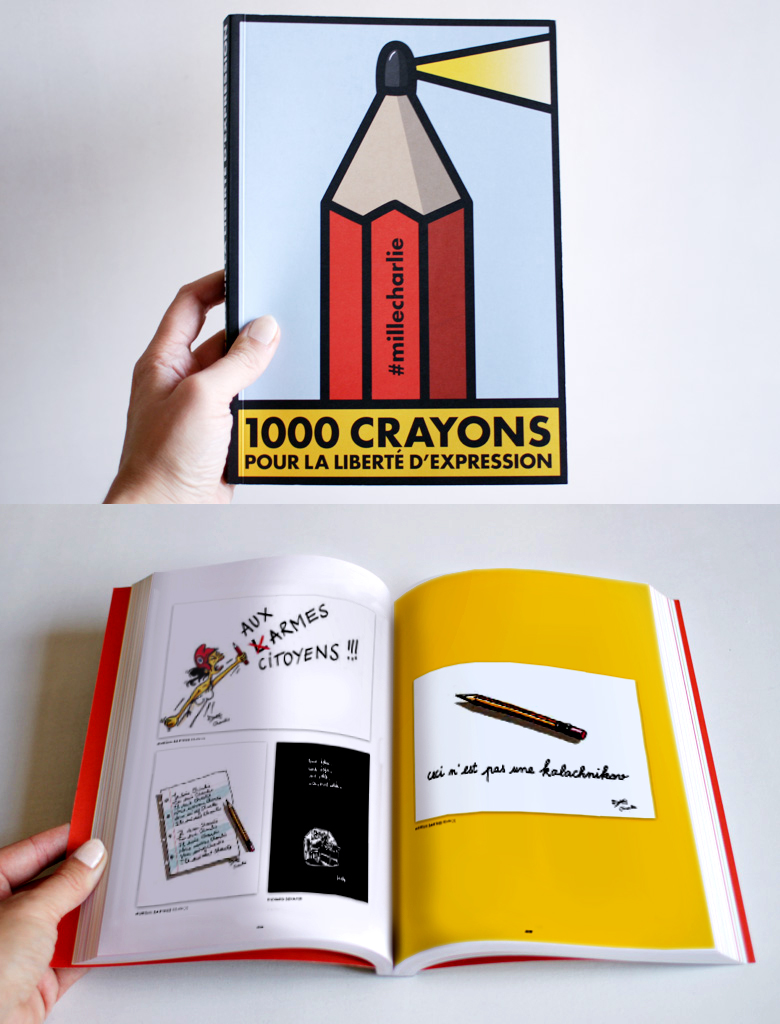 1000 crayons pour la liberté de la presse | Illustration | France | Atelier Aurélie Sartres