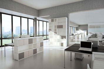 Dein Büro/Arbeitszimmer/Arbeitsbereich mit ecoleo.