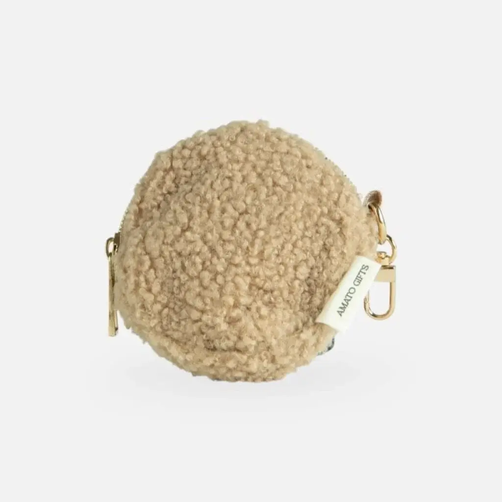 Teddy geldbeugel - bruin