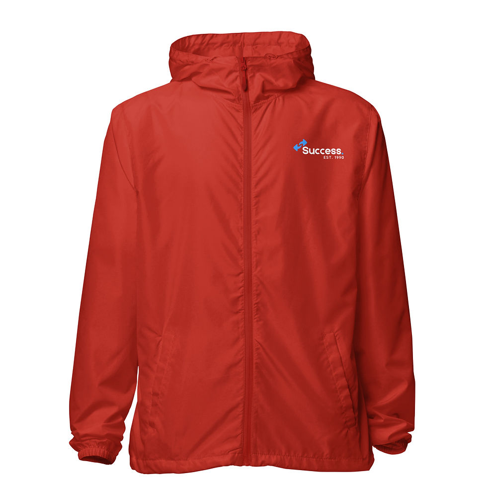 Thumbnail: SR Lightweight Zip Up Windbreaker (unisex)