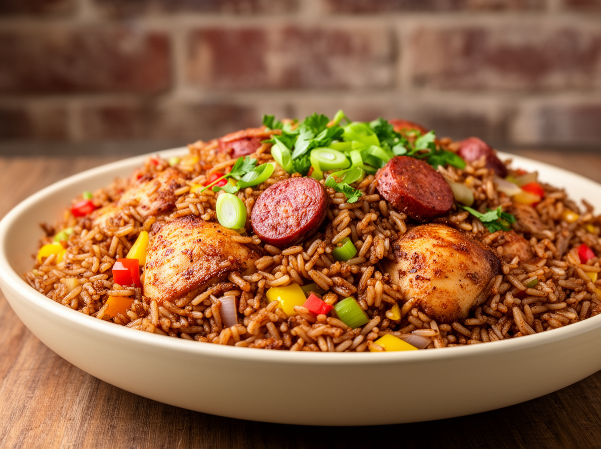 EFK Cajun Chicken & Andouille Dirty Rice