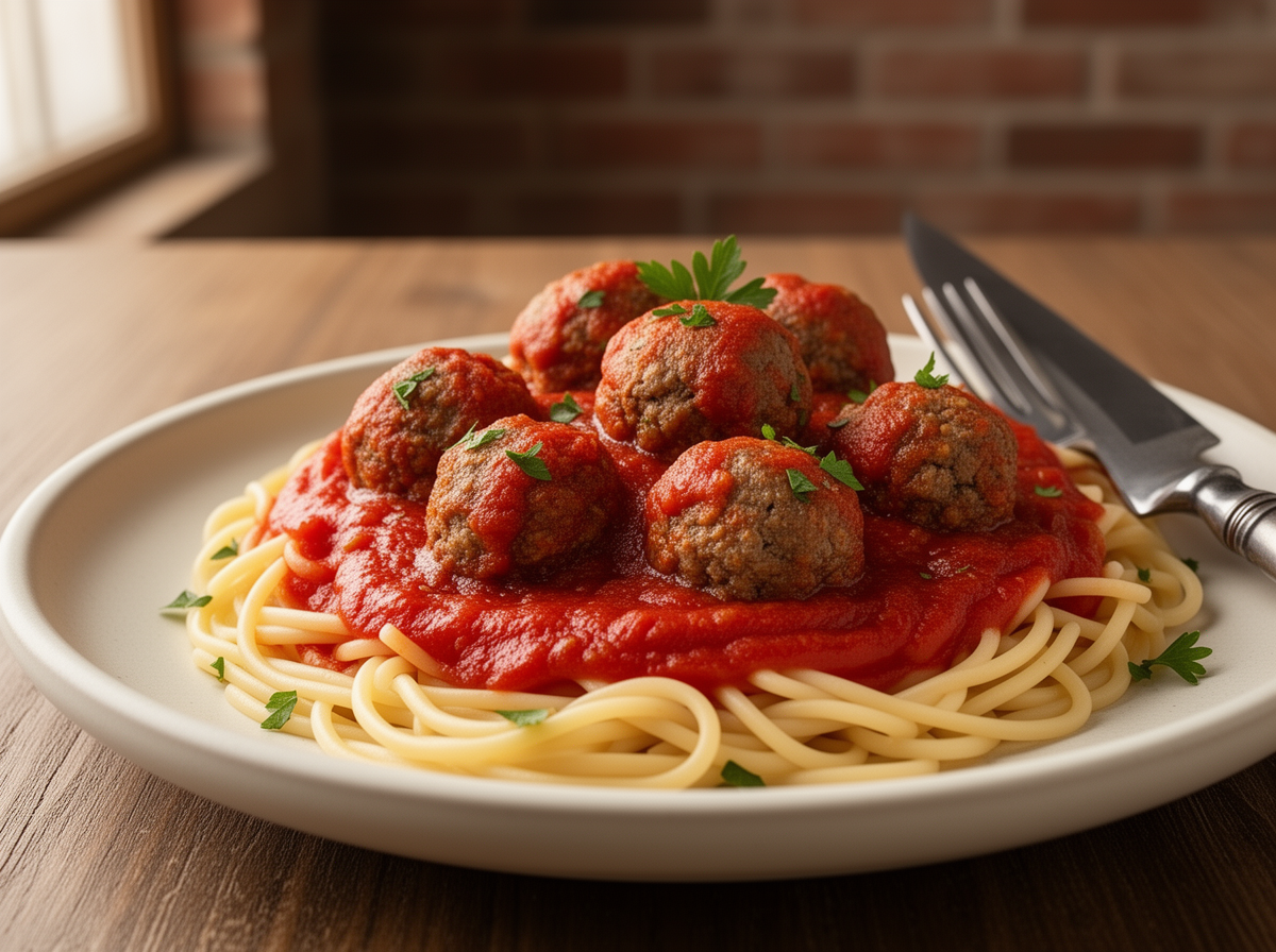 Erickson Slow Cooker Meatballs & Marinara