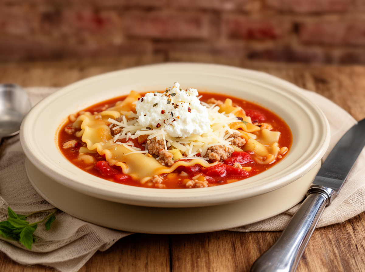Erickson Slow Cooker Lasagna Soup