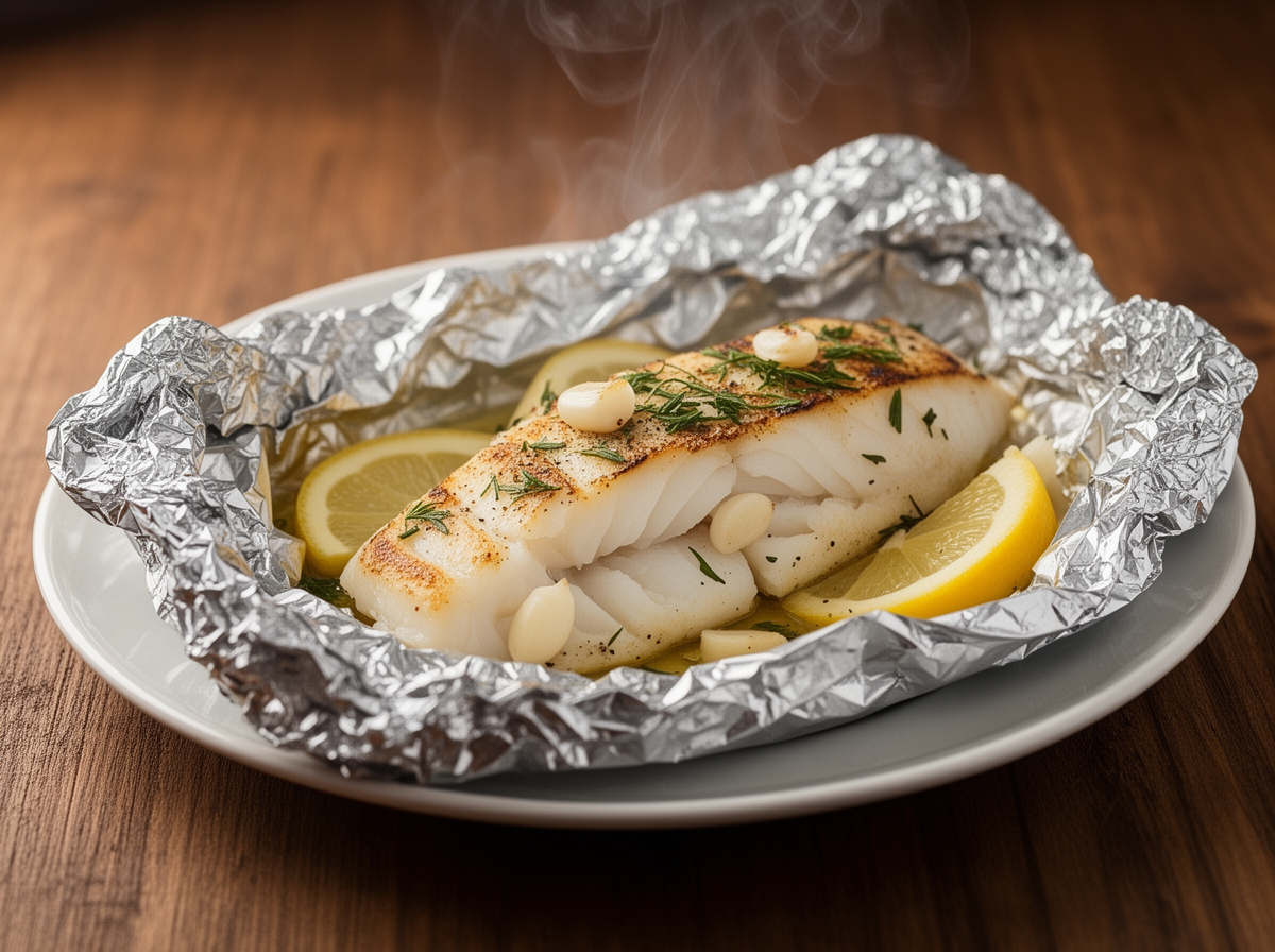 Erickson Grilled Cod in Foil