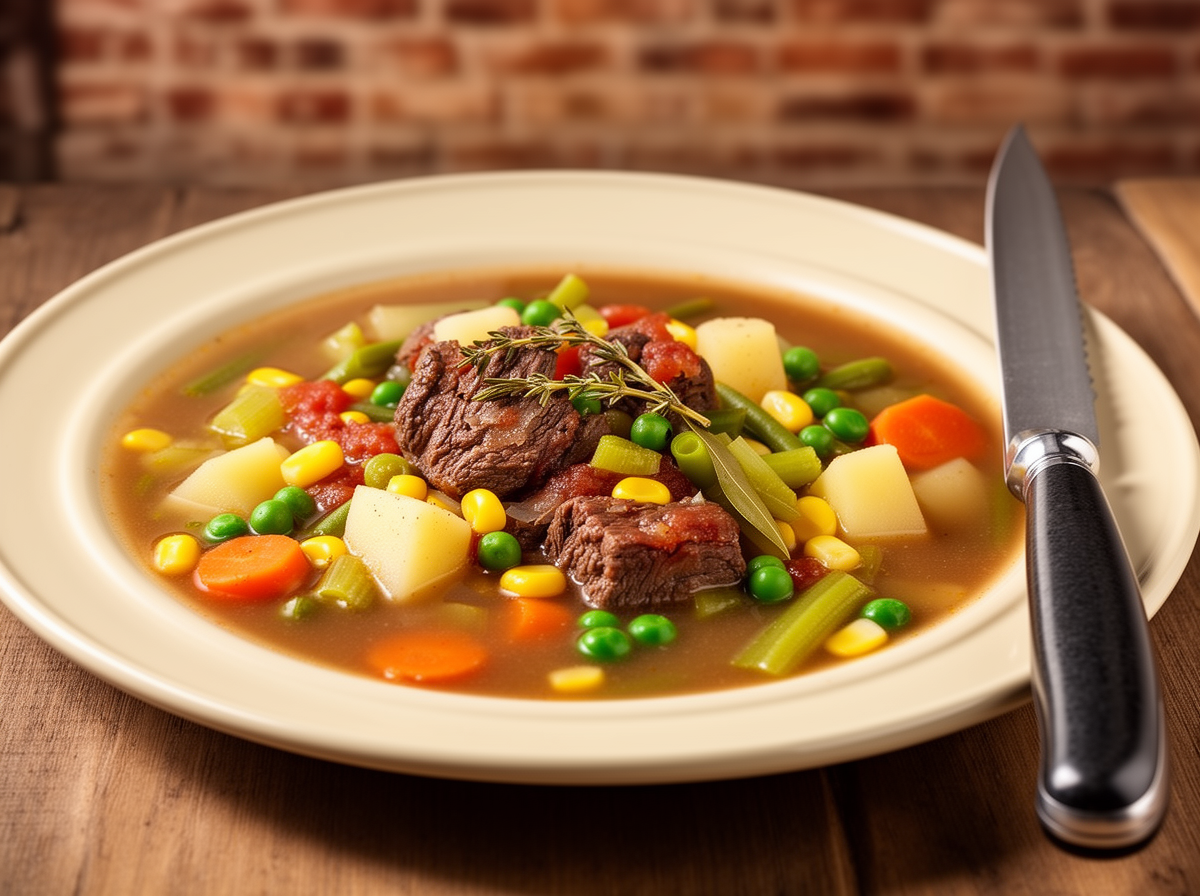 Erickson Slow Cooker Vegetable Beef Soup