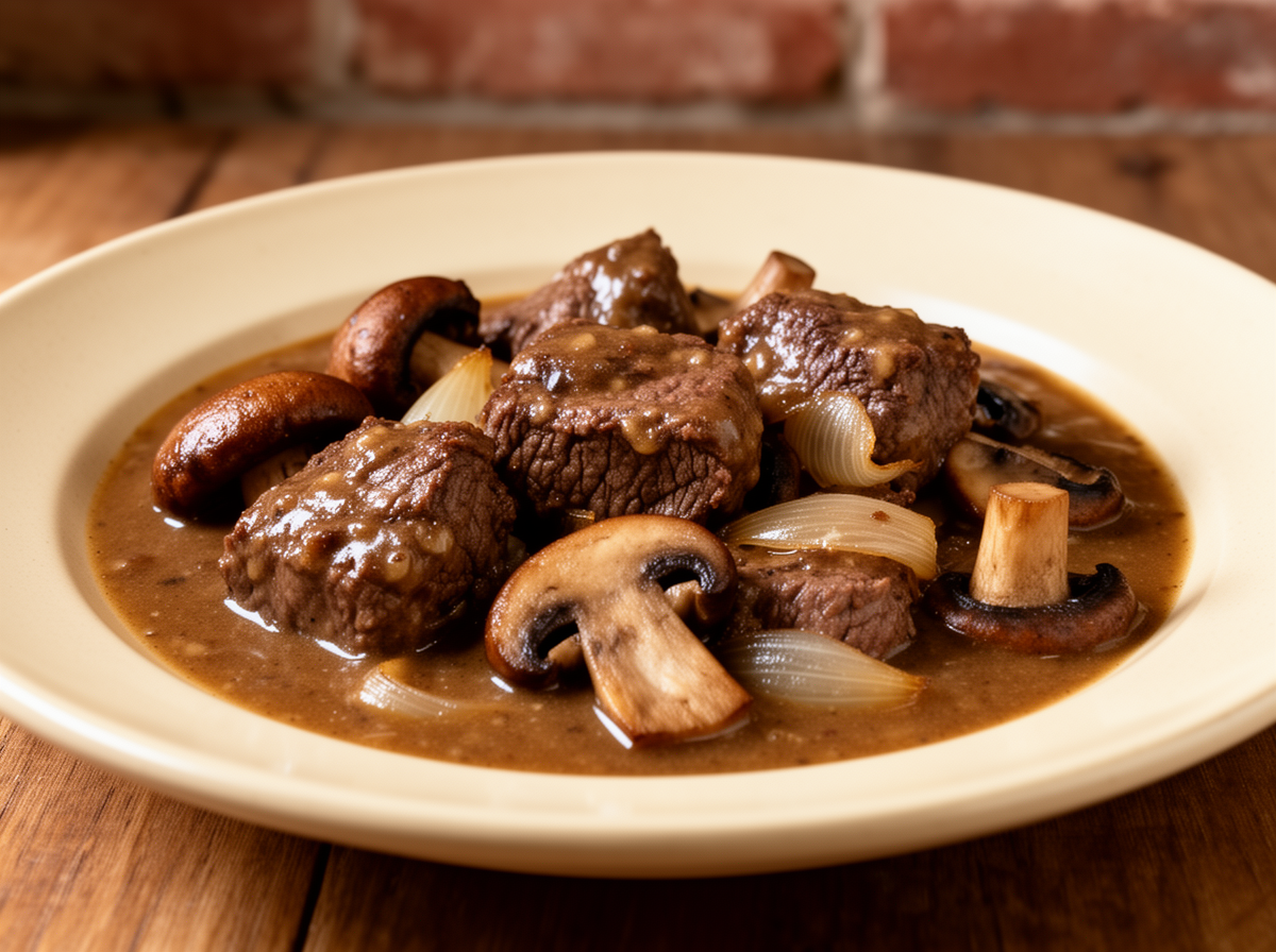 Erickson Slow Cooker Beef Tips & Gravy