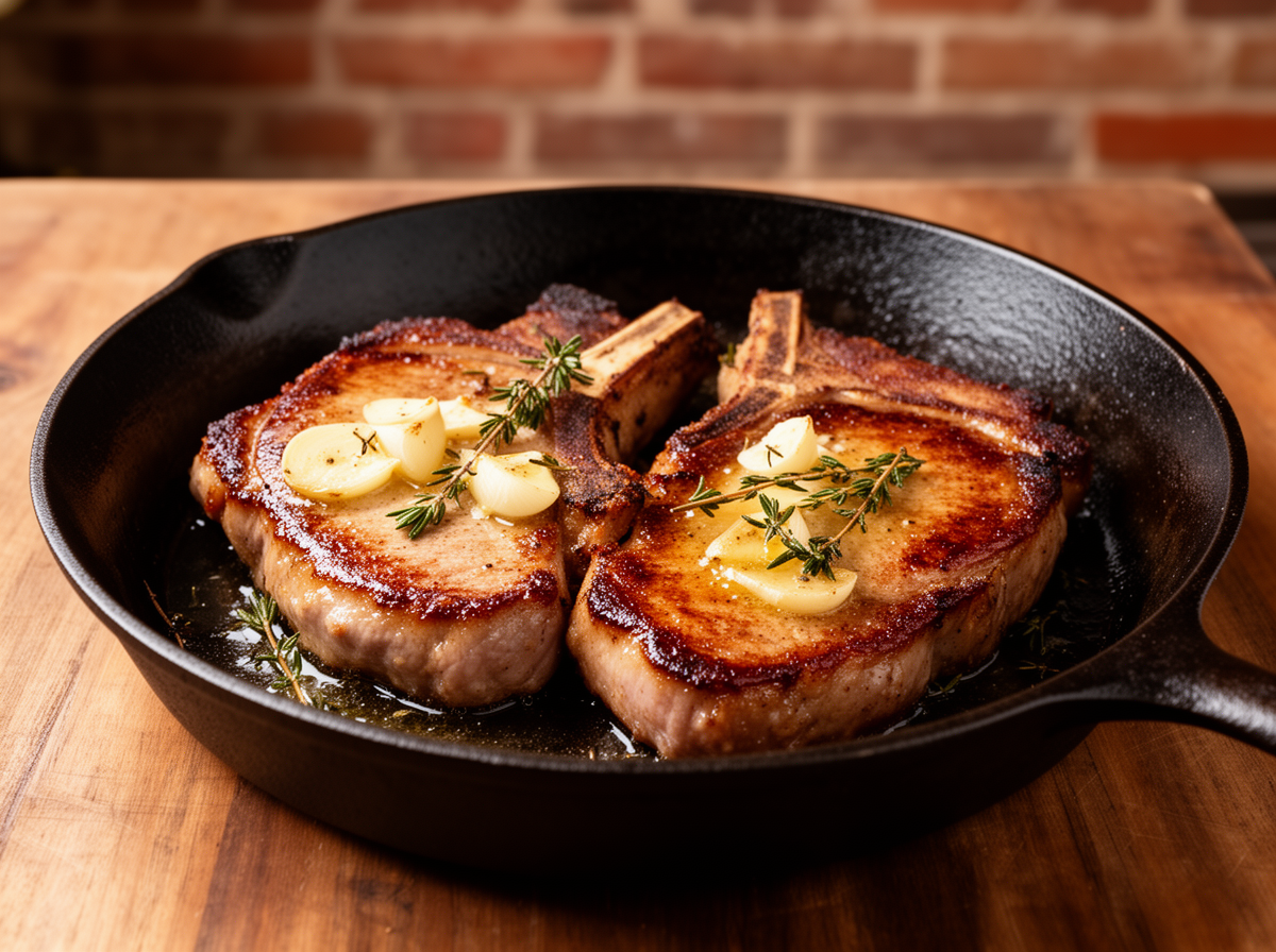 Erickson Basic Cast-Iron Pork Chops