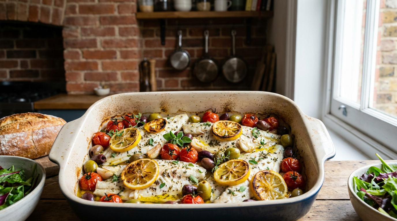 EFK Mediterranean Baked White Fish