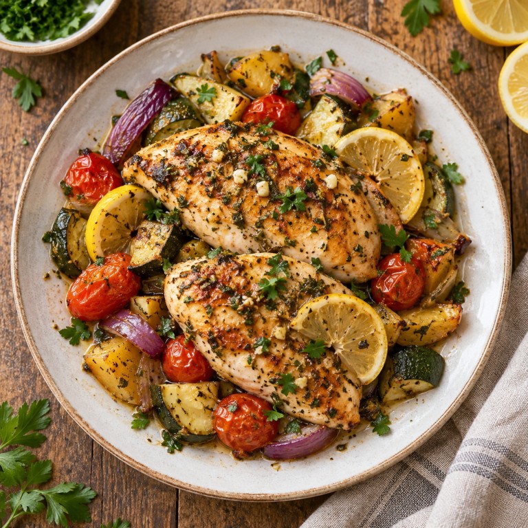 EFK Mediterranean Lemon-Garlic Chicken
