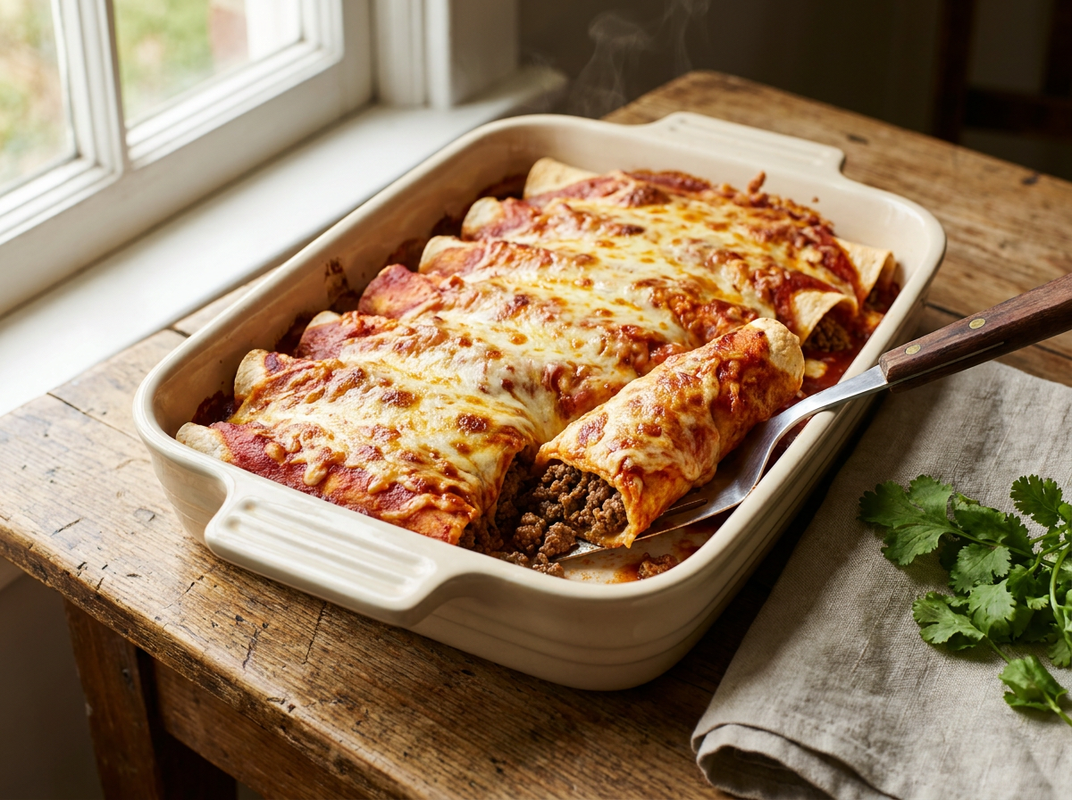 Erickson Freezer Beef Enchiladas