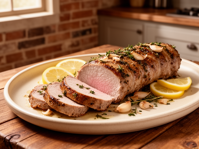 EFK Mediterranean Lemon-Garlic Pork Tenderloin