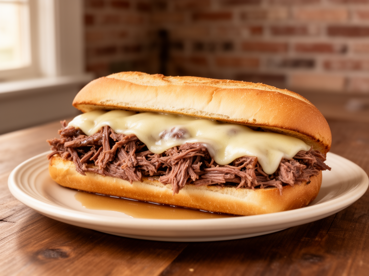 Erickson Slow Cooker French Dip Sandwiches