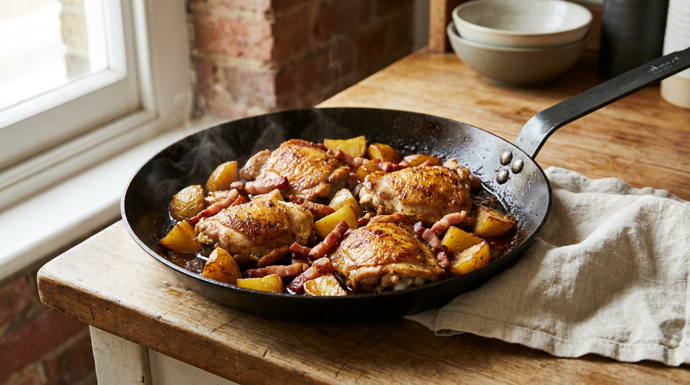EFK Chicken, Bacon & Potato Skillet