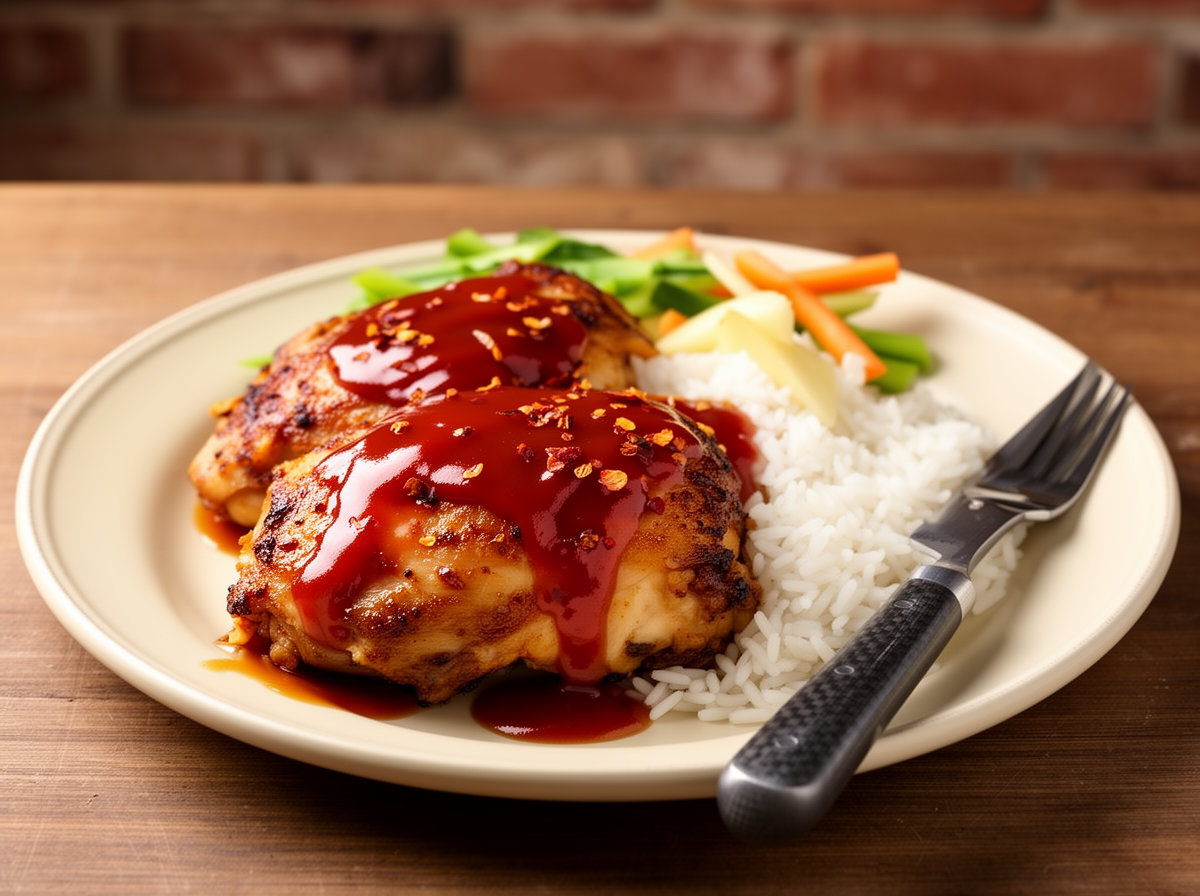 Erickson Slow Cooker Honey-Garlic Chicken Thighs