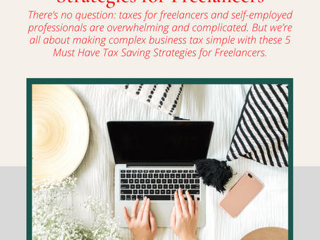Freelancer Tax savings!