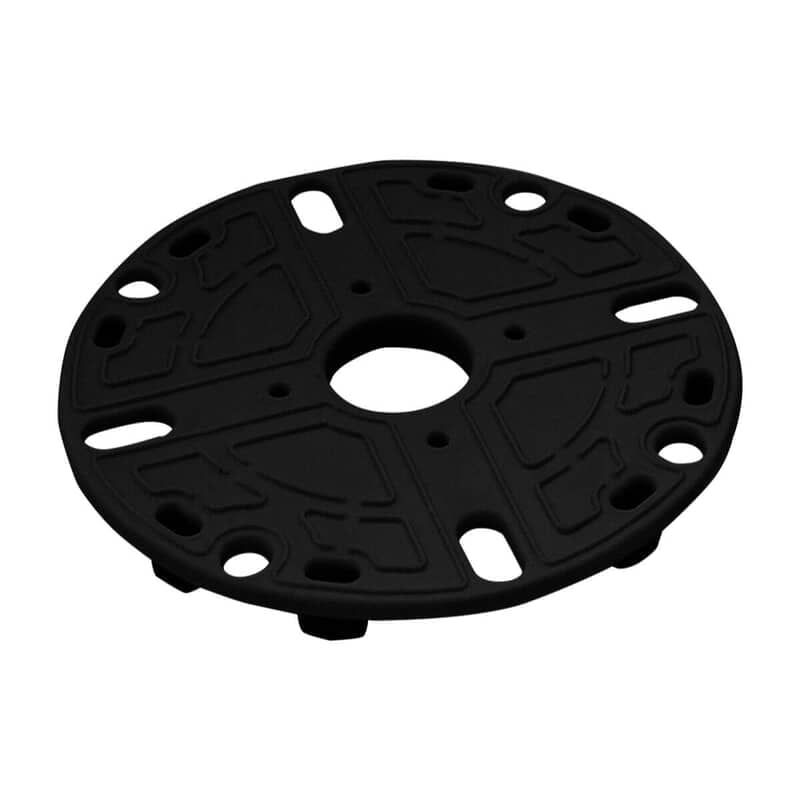 Anti-noise rubber shim for paver pedestals
