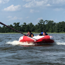 Tubing at Camp Frontier Summer Camp