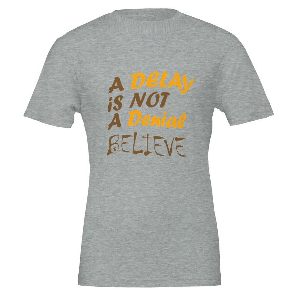 Thumbnail: A Delay - TShirt - Premium Unisex Crewneck T-shirt | Canvas 3001