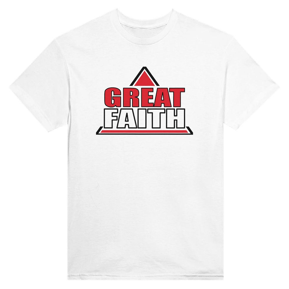 Thumbnail: Great Faith - White T - Heavyweight Unisex Crewneck T-shirt  White