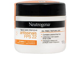 Neutrogena Hidratante Facial Antissinais Face Care Intensive FPS 22, 100g