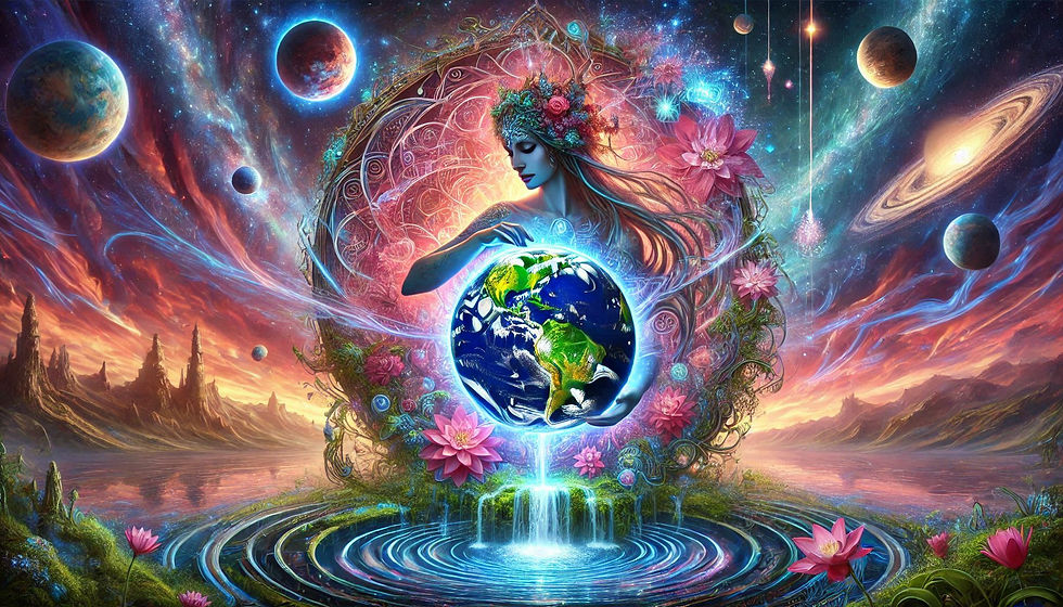 North Node Conjunct Saturn - Receive New Earth Manifestation
