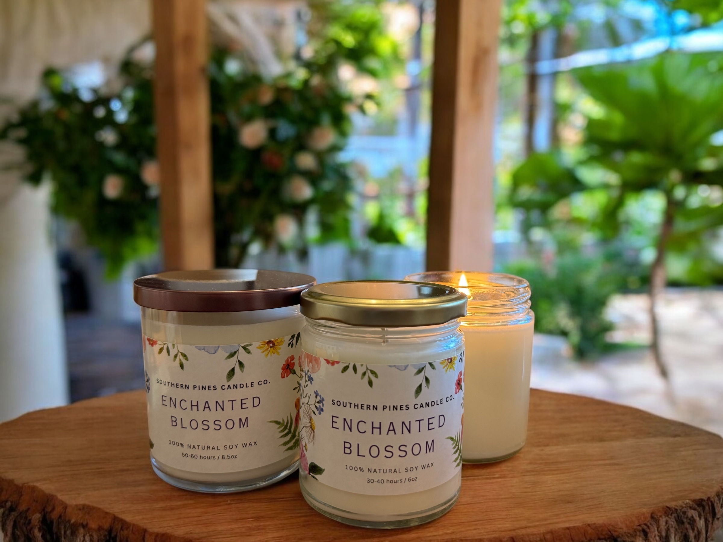 Enchanted Blossom Candle