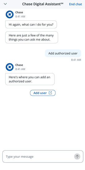 Chase Digital Assistant 2