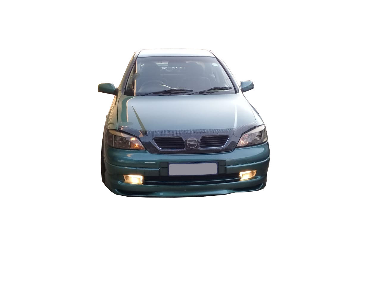 Opel Astra fiberglass lip