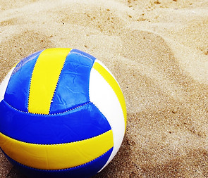 Volleyball auf Sand