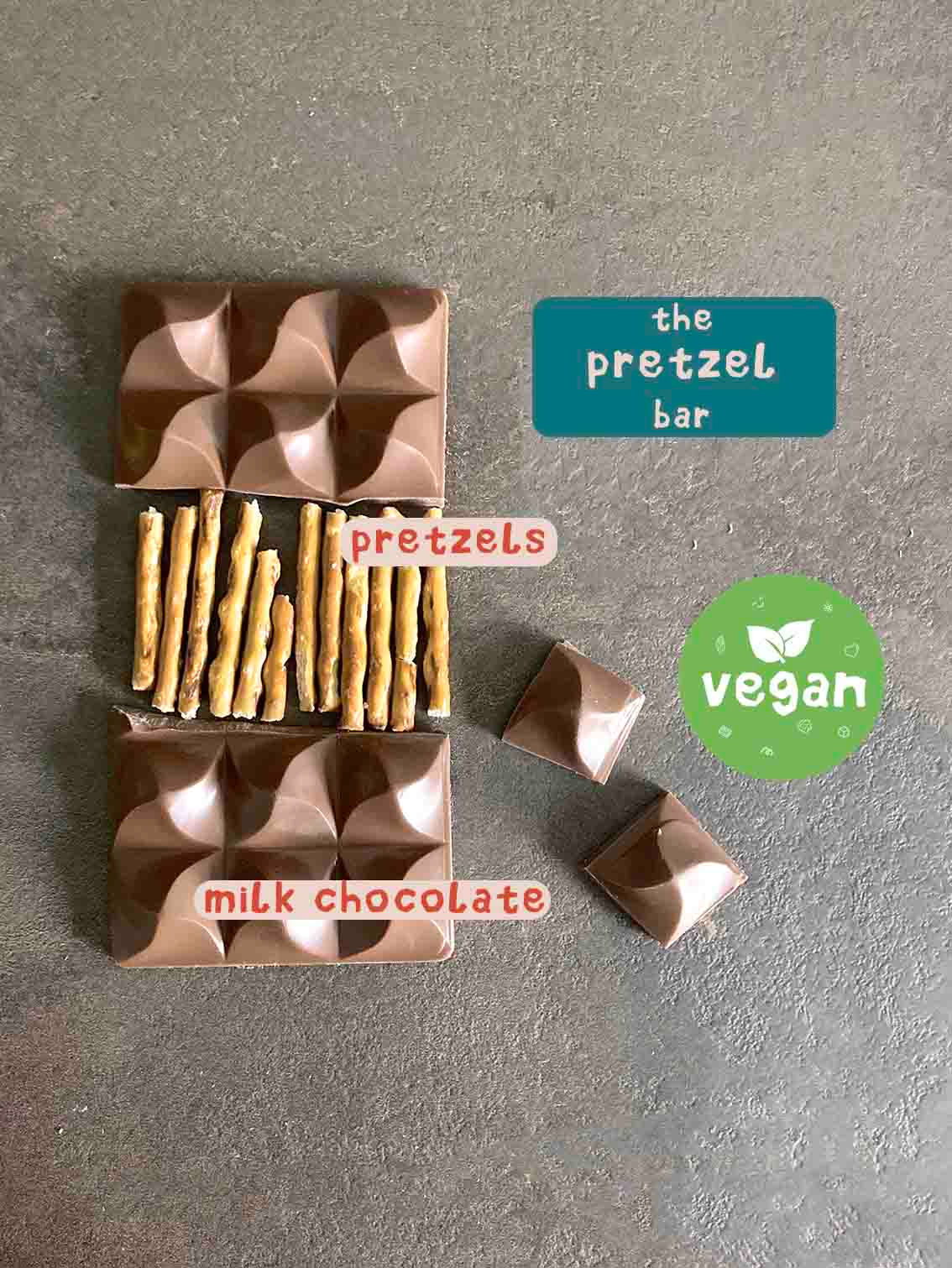 the vegan pretzel bar