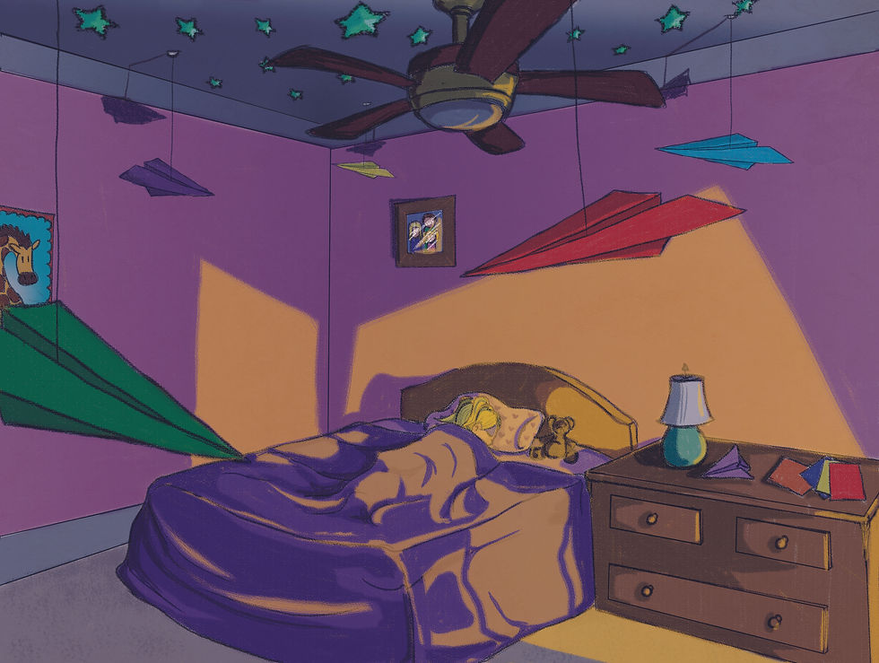 Night Time Bedroom