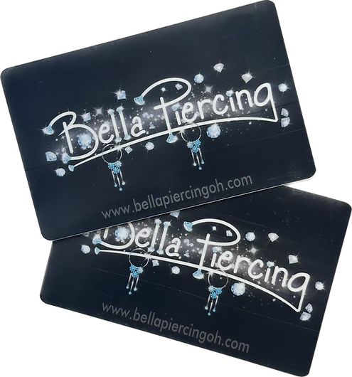 Gift Cards for Ear Piercings Available
