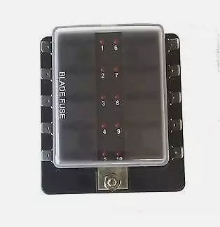 10 Way LED Fuse Box