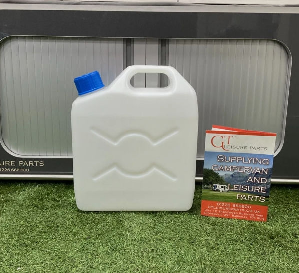 9.5 LITRE SLIMLINE FRESH WATER CONTAINER (BLUE SCREW TOP)