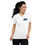 Thumbnail: Unisex Short Sleeve V-Neck T-Shirt - Top Corner Logo - White