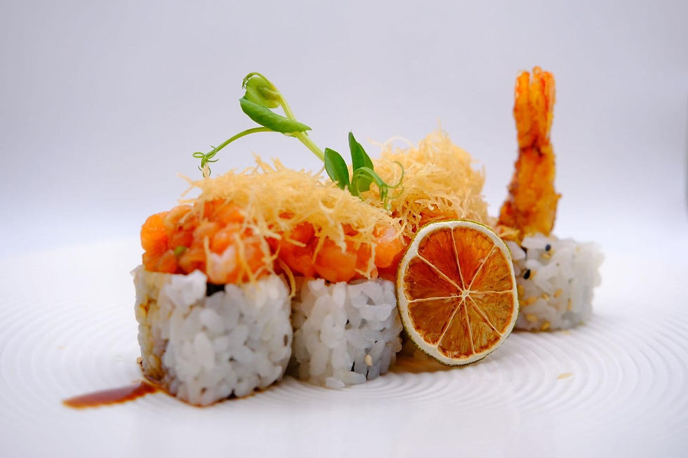 Arranged Food and Objects