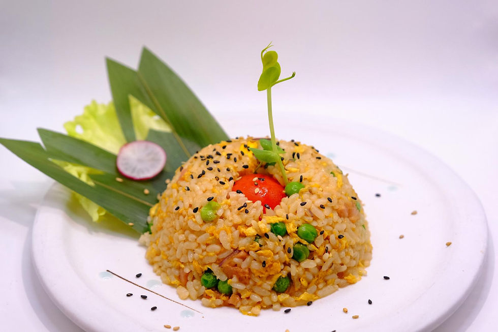 Arranged Food and Objects