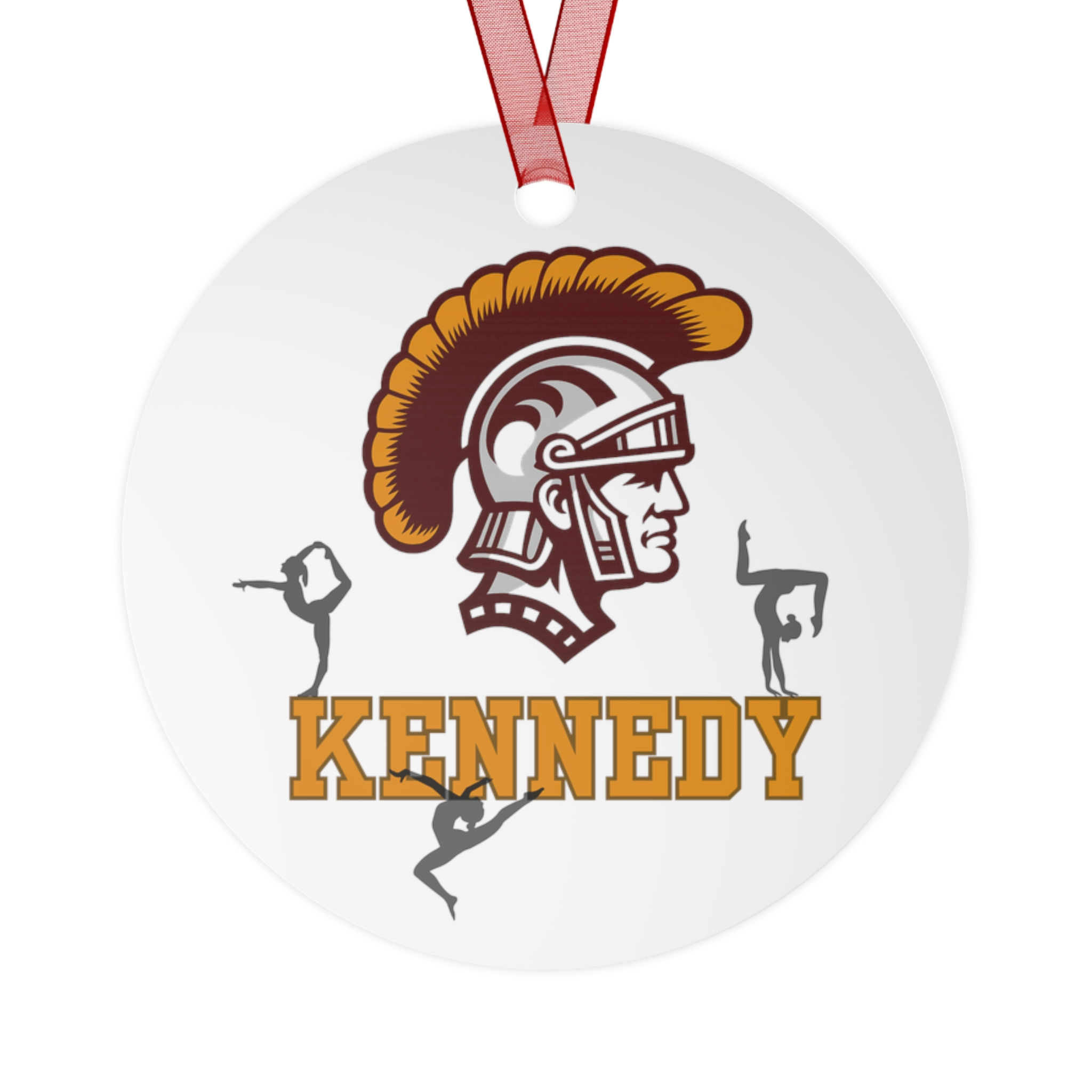 Sparta Spartans Christmas Ornament – Round Metal