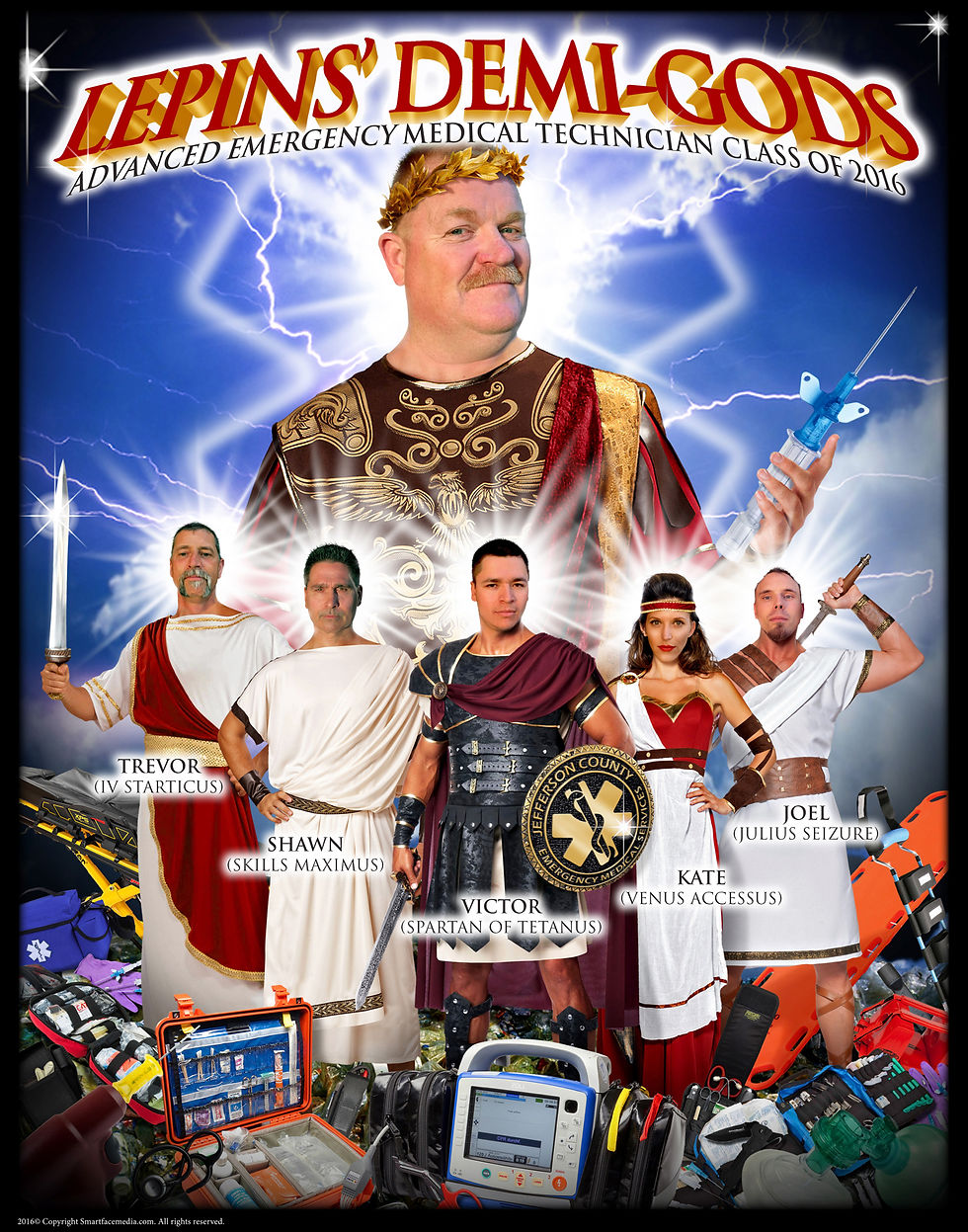 Mike Lepin's Demi-Gods Poster