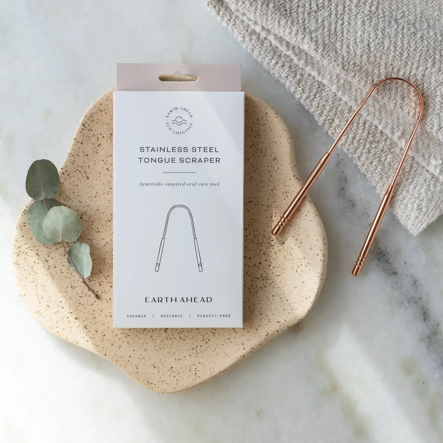 Stainless Steel Tongue Scraper