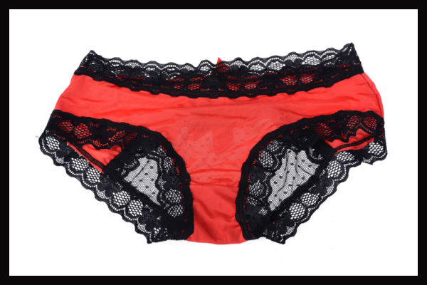 Thumbnail: Lace Mooning Panties in Red