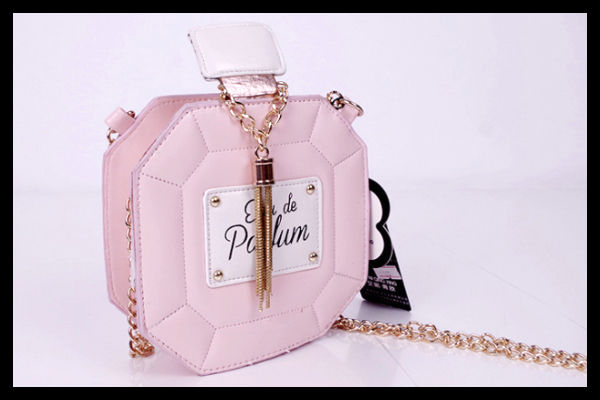 Thumbnail: Pink Aldo Style Perfume Bottle Clutch Bag