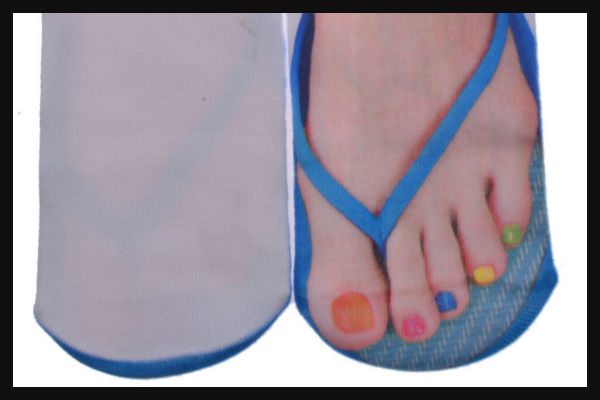 Thumbnail: Flip Flop Socks blue