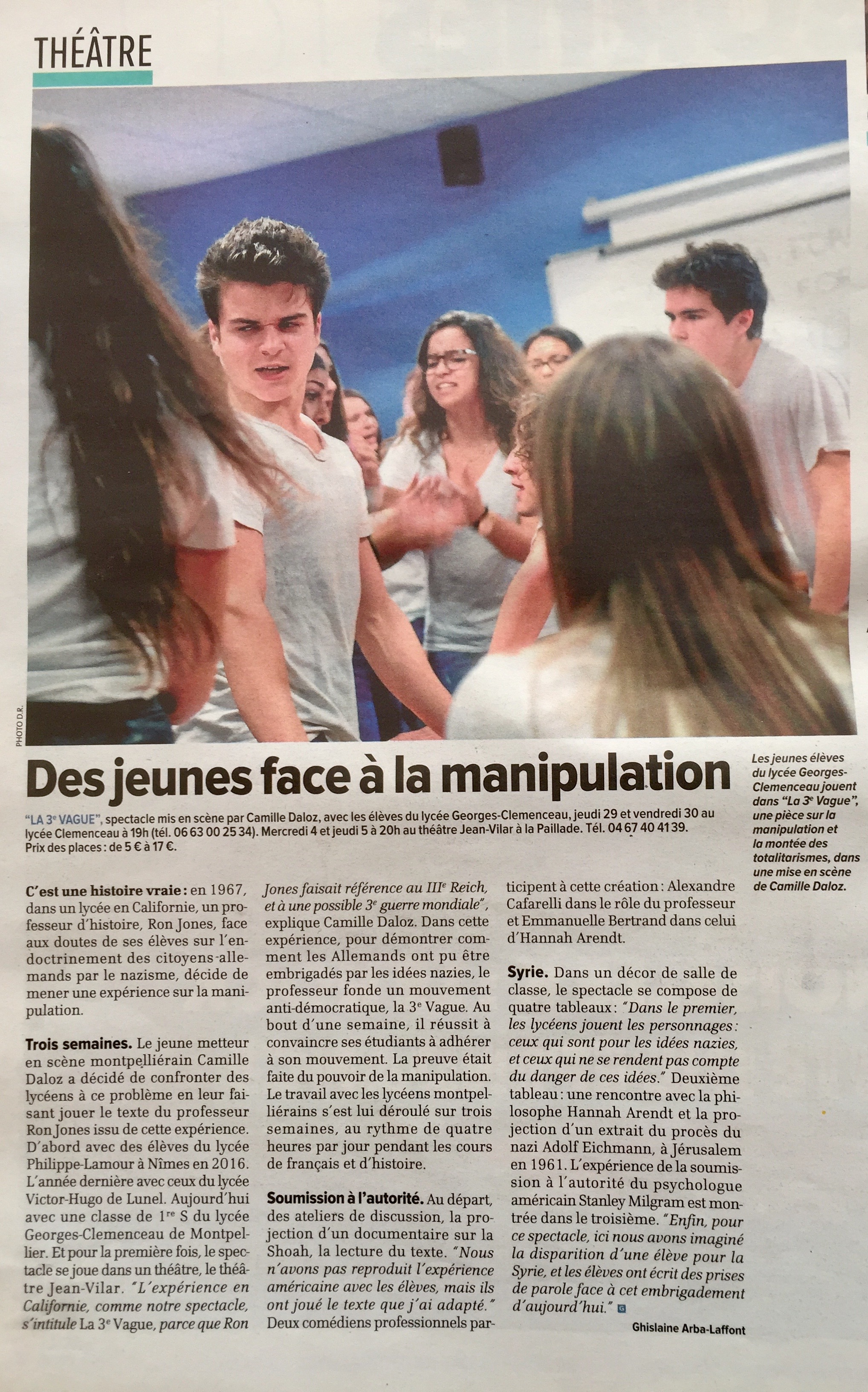LA GAZETTE - 3 avril 18