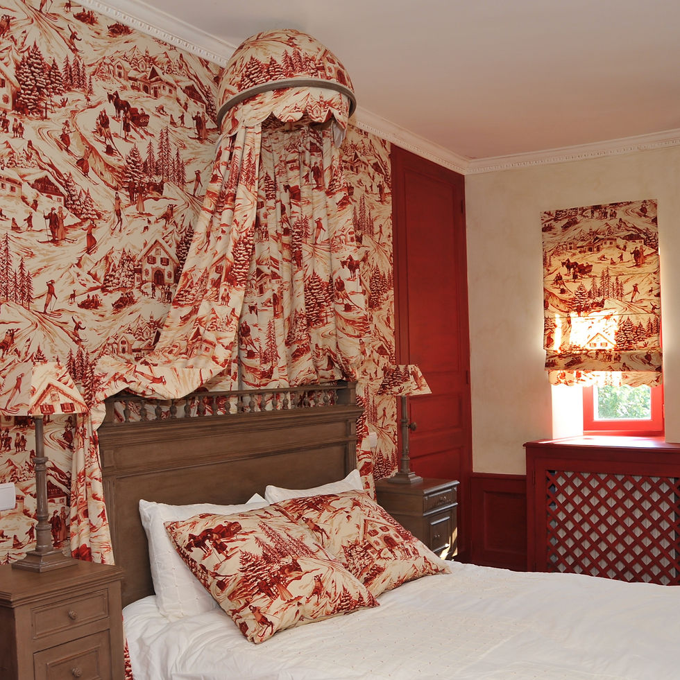 Chambre hôtel toile de jour