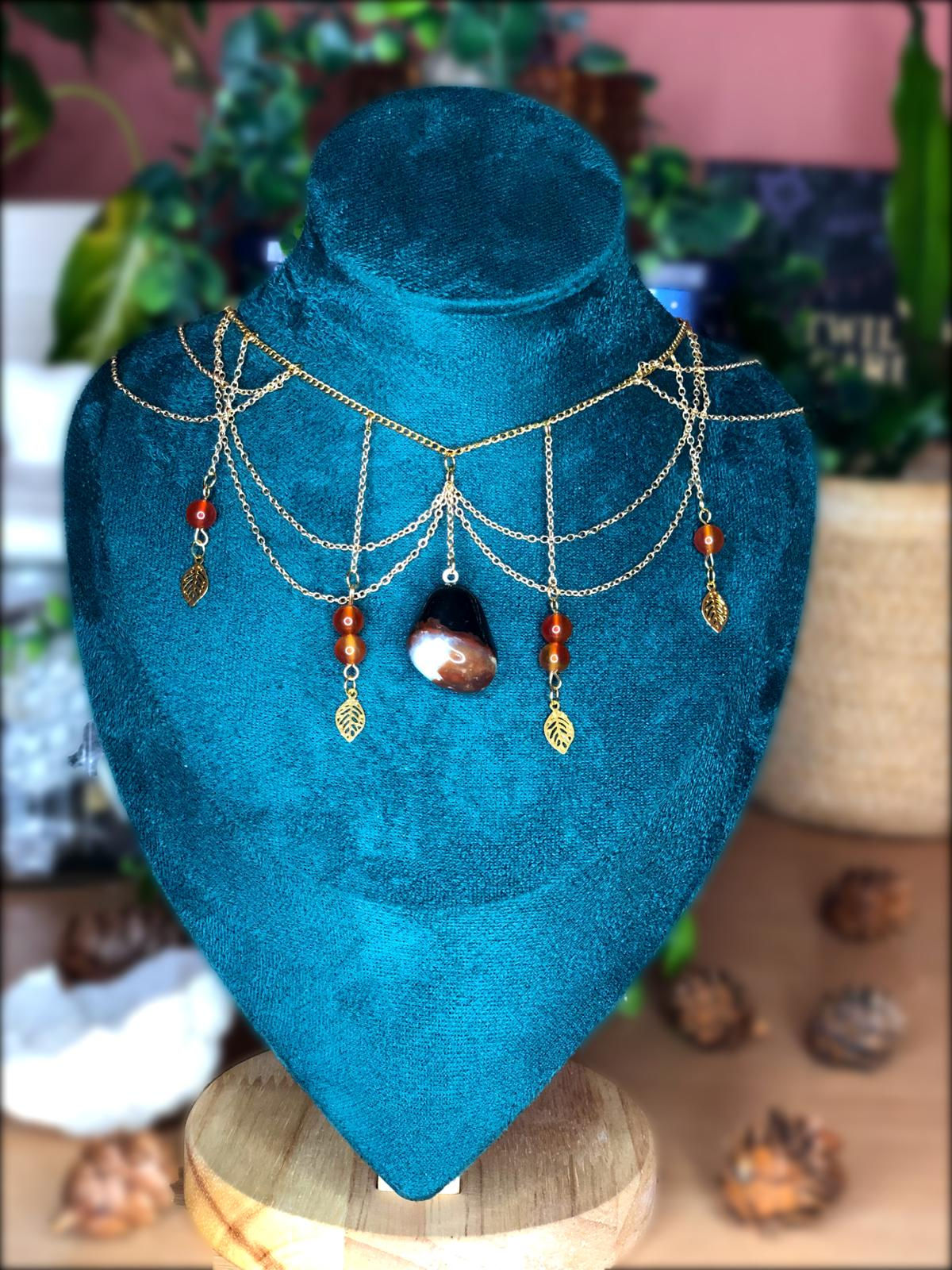 VESTA - Collier Sardonyx et Cornaline